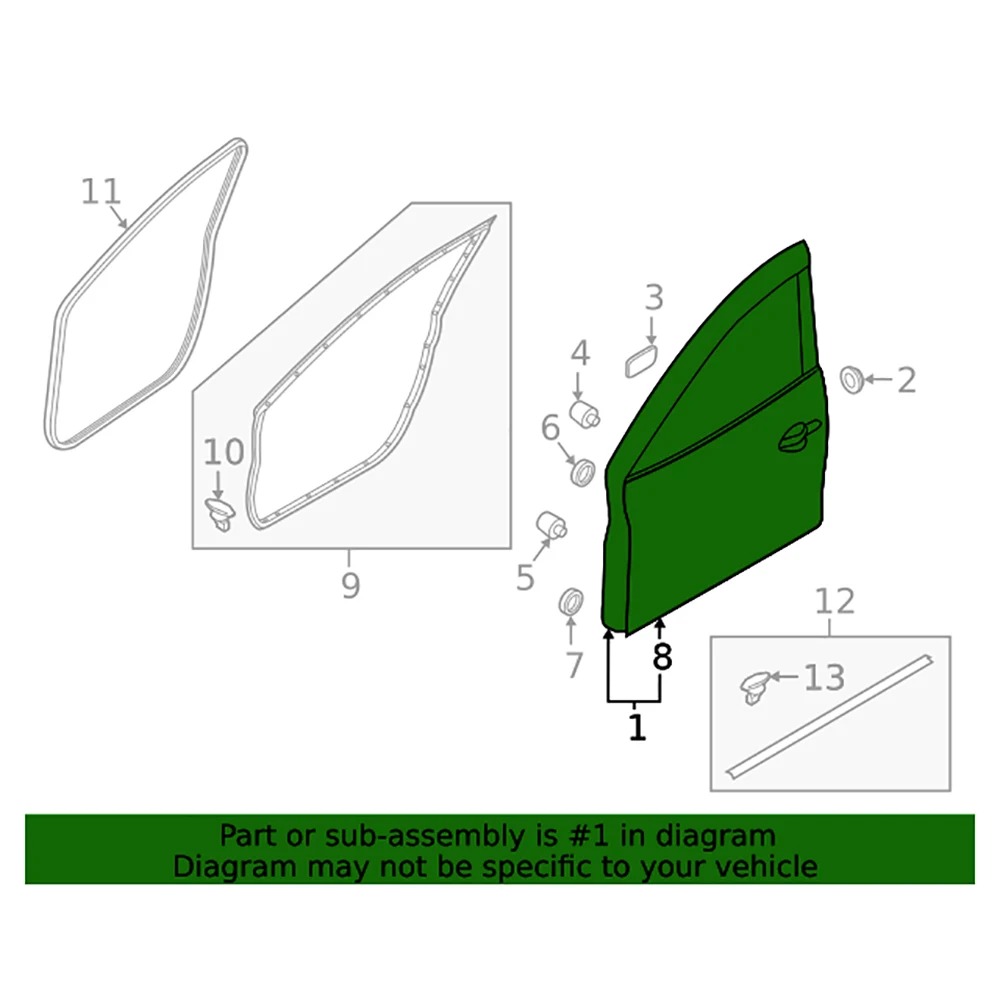 Great Quality Replaced Steel Car Front Doors for  3 Axela 2019-2023 BDY0-59-02XC BDY0-58-02XC